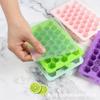Bandeja de Hielo de Silicona Transfronteriza 33 Rejillas Bandeja de Hielo Panal Molde para Cubitos de Hielo con Tapa Bandeja de Hielo Caja para Hacer Hielo DIY Stock Listo de Fábrica