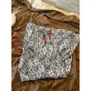 Camisola de Cetim com Estampa Geométrica de Alta Qualidade Vintage para Mulheres, Nova Tendência Verão 2026 Estilo Coreano Vestido de Casa
