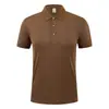 Camiseta gola lapela cor sólida logo workwear camisa polo grupo corporativo publicidade camisa cultural t-shirt workwear manga curta