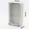 Caja de conexiones impermeable directa M1 tapa transparente caja de plástico ABS IP65 Caja impermeable carcasa de cableado caja de terminales