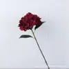 Pacote com 54 Peças de Flor de Hortênsia Artificial Pirulito Hortênsia Casamento Retro Buquê de Hortênsia de Tecido Cor de Outono Casa Exportação