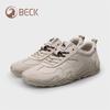 Sapatos Casuais Femininos Gongyang 2026 Outono Solado Macio Leve Novos Sapatos Esportivos Femininos Couro Genuíno Versátil Sapatilhas Casuais