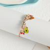 Pulsera de aleación de venta caliente serie de frutas colgante de aleación cereza aguacate piña fresa pulsera creativa para novia