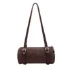 Versión Coreana Bolso de Mano Retro de Nicho Bolso Baguette para Mujer Invierno 2025 Nuevo Elegante de Moda Versátil Bolso de Hombro Único
