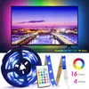 Fita de LED 5050RGB Luz de fundo para TV Luz USB Barra de luz suave de fundo para TV Barra de luz de fundo para alto-falante de mesa
