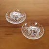 Conjunto de Pratos de Tartaruga de Vidro Transparente, Prato para Petiscos, Ornamento de Artesanato, Tartaruga da Sorte Feng Shui Atrai-Riqueza, Decoração Animal para Casa