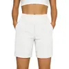 Nuevos shorts de bolsillo para mujer de estilo europeo y americano, de algodón y lino para verano, holgados y casuales, versátiles para usar en casa, adelgazantes y de corte recto