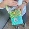 Hd6220A05 Bolsa Tejida de Plástico Colorida de Hello Kitty Dibujos Animados Linda Bolso Cruzado Bolso de Mano para Salir al Trabajo Bolsa de Cesta de Verduras