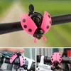 Campainha de Bicicleta Desenho Animado Infantil, Campainha de Animal, Buzina Fofa para Bebê, Campainha Dobrável para Bicicleta, Campainha de Joaninha