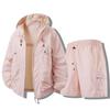 2390 Roupa com Capuz de Proteção Solar de Verão para Homens e Mulheres Conjunto Moda Confortável Respirável Secagem Rápida Proteção UV Exterior