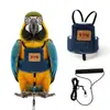 Ropa y correa para loro, arnés para caminar y volar de pájaro, traje de vuelo para cacatúa, periquito, agaporni