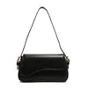 Bolsa de Ombro Nova de Alta Qualidade com Fecho Magnético Flip-Top Transversal Portátil para Trabalho e Deslocamento Moda Simples Bolsa Feminina Bolsa de Braço