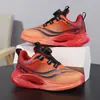 Zapatos Infantiles Primavera 2026 Nuevo Estilo Zapatos Deportivos de Botón para Niños Niños Medianos y Grandes Niñas Zapatos de Baloncesto Antideslizantes Malla Transpirable