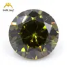 3~15mm 5A Coleção Redonda Colorida de Zircônia Pedra Sintética Solta Atacado Jade Cúbico Sintético Zircônia Cúbica