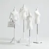 Adereços de Modelo Roupas Femininas Meio Corpo Loja de Roupas Manequim Feminino Vitrine Manequim de Corpo Inteiro Manequim de Vestido de Noiva Suporte em Estoque