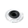 Pad Redondo de Papel de Aluminio para Protección de Estufa Redonda Esterilla de Aceite de Cocina Papel de Estaño Cuadrado Esterilla de Aceite para Estufa de Gas