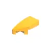 Accesorios de bloques de construcción Pingao 1x2 superficie curva de cuña panel de luz (izquierda) accesorios de bloques de construcción 29120 piezas ventas directas de fábrica