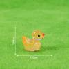 Pato pequeño de flash fino animal miniatura musgo micro paisaje adornos accesorios DIY papelería regalo coincidencia de escena