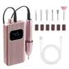 Lixador de Unhas Recarregável Transfronteiriço, Ferramenta Portátil de Salão para Remover Cutículas e Polir Unhas, Ferramenta para Remover Esmalte