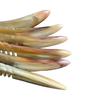 Peine Weida peine de cuerno de ganado peine de cuerno de yak blanco peine natural peine de dientes anchos peine de cuerno peine para cabello rizado venta al por mayor de fábrica