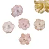 Macaron de color caramelo, malla con cuentas, lirio del valle, aplique de flor tridimensional, accesorios de decoración para ropa DIY, Hanfu y tocados
