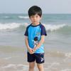 Oferta Especial Trajes de Baño para Niños Niños 9.9, Traje de Baño de Dos Piezas con Protección Solar para Niños Pequeños con Gorro de Natación, Diseño de Dibujos Animados para Niños, Fábrica de Natación