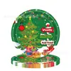 Nuevo Set de Fiesta de Cumpleaños de Dibujos Animados del Grinch Navideño para Niños Platos de Papel, Banderines, Vajilla, Suministros de Decoración