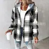 2024 Europeo y Americano Casual Aliexpress Amazon Más Vendido para Mujer Cuadros Grandes Ropa de Abrigo para Mujer Cuadros Otoño e Invierno Nuevo Estilo