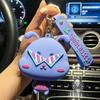Porta-moedas de Silicone com Áudio Criativo Bolsa de Armazenamento Infantil Pingente de Chaveiro Boneca Pendurada Exquisita Máquina de Venda Presente