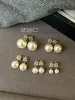 Pendientes de Perla Familia S de Plata de Ley S999 para Mujer 2025 Tu Estilo Caliente Lujo Accesible Pendientes Elegantes de Gama Alta Atmosféricos Pendientes