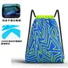 Zackpack Esportivo Impermeável Pano Oxford Cordão Bolsa com Logotipo Impresso Mochila Nylon Outdoor Bolso com Cordão Mochila