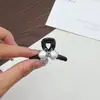 Nuevo Pasador Pequeño de Moño con Pedrería, Pasador de Alta Gama y Elegante Estilo Coreano para Flequillo y Cabello Lateral, Exquisito Accesorio para el Cabello