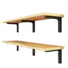 Estante de exhibición, soporte de estante de madera, estante de pared, estantería de pared, estante de pared, estante de una sola capa, unidad de estantería