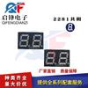 Módulo de pantalla LED de escala electrónica de tubo digital Yin común blanco brillante 2281AW de 0,28 pulgadas y 2 bits