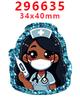Acessórios de Acrílico com Glitter de Desenho Animado Transfronteiriços Acessórios para Joias DIY de Resina Patch Grampo de Cabelo Grampo de Cabelo Gt-T-296103
