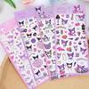 Pegatinas de diario originales autorizadas coolomi doradas, dibujos animados lindos coolomi Goka, pegatinas decorativas para funda de teléfono