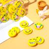 Borracha Fofa Sorridente Material de Aprendizagem para Estudantes Desenho Animado Criativo Presente para Jardim de Infância Prêmios para Estudantes do Ensino Fundamental Como Couro