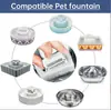 Elemento Filtrante para Dispensador de Agua Cerámico para Pasteles Elemento Filtrante para Dispensador de Agua para Mascotas Filtro Múltiple Elemento Filtrante Popular para Dispensador de Agua en Amazon