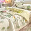 Colcha de verão refrescante no atacado, colcha de seda gelada para ar condicionado, colcha de cama de solteiro e casal, colcha de verão para dormitório estudantil, lavável à máquina
