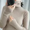 Andy terciopelo otoño e invierno nuevo estilo suéter de cuello alto para mujer jersey de manga larga suelto cuello alto base de punto