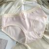 Ropa interior de algodón antibacteriana para niñas 7A, algodón transpirable, entrepierna antibacteriana, tiro medio, calzones sin costuras con lazo de cereza