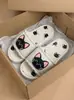 Pantuflas Personalizadas de Gato Negro Dulce y Genial de Dibujos Animados para Exteriores de Verano, Sandalias Suaves Antideslizantes para el Hogar, Lindas