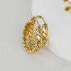 Pendientes retro franceses para mujer, de acero de titanio y oro de 14 quilates, con diseño de nicho, ligeros y lujosos, accesorios para las orejas de mujer a la moda.
