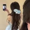 Elección Elegante ~ Pinza para el Cabello de Flor Azul Exquisita Versátil Nueva Primavera Adorno para la Cabeza de Mariposa Estilo Festivo Accesorios para el Cabello Pinza para el Cabello