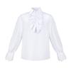 Gola de Renda Medieval Halloween Renascença Steampunk Renda Babados Vampiro cos Camisa