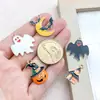 Halloween Transfronterizo Fantasma Peculiar Escoba Murciélago Sombrero de Mago Pulsera DIY Collar Llavero Colgante Pequeño