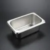 Aço Inoxidável Tigela Portionada Caixa de Temperos Caixa de Sorvete Caixa de Pó para Geleia Pó para Chá com Leite Recipiente Durável
