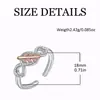 Kaiman its comercio electrónico transfronterizo superventas joyería moda árbol de joyería simple hojas vida anillo de mujer hermoso y elegante