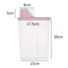 Frascos para Almacenar Granos, Contenedores de Cocina para Almacenar Granos, Cubos Transparentes para Arroz, Frascos de Plástico Sellados para Almacenamiento
