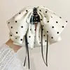 Pinza de Clip con Lazo de Malla y Gypsophila para Bebé, Pasador de Pelo de Gama Alta para Cola de Caballo Baja, Accesorios para el Cabello en la Parte Posterior de la Cabeza